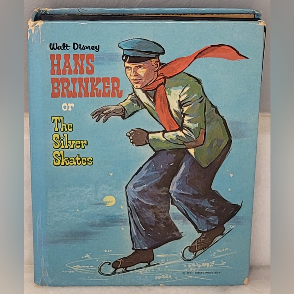 Hans Brinker or The Silver Skates Walt Disney 1961 Vintage Hardcover